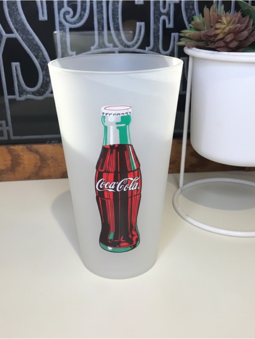 2002 Coca-Cola Plastic Tumbler (6.5" tall)
